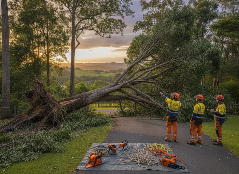 Emergency Tree Removal performed by Port Macquarie Arborist in the Port Macquarie