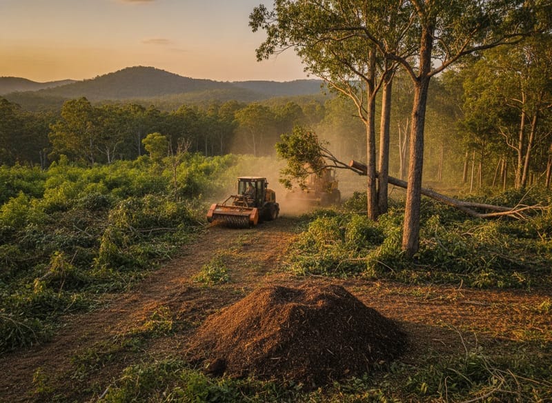 Land Clearing performed by Port Macquarie Arborist in the Port Macquarie